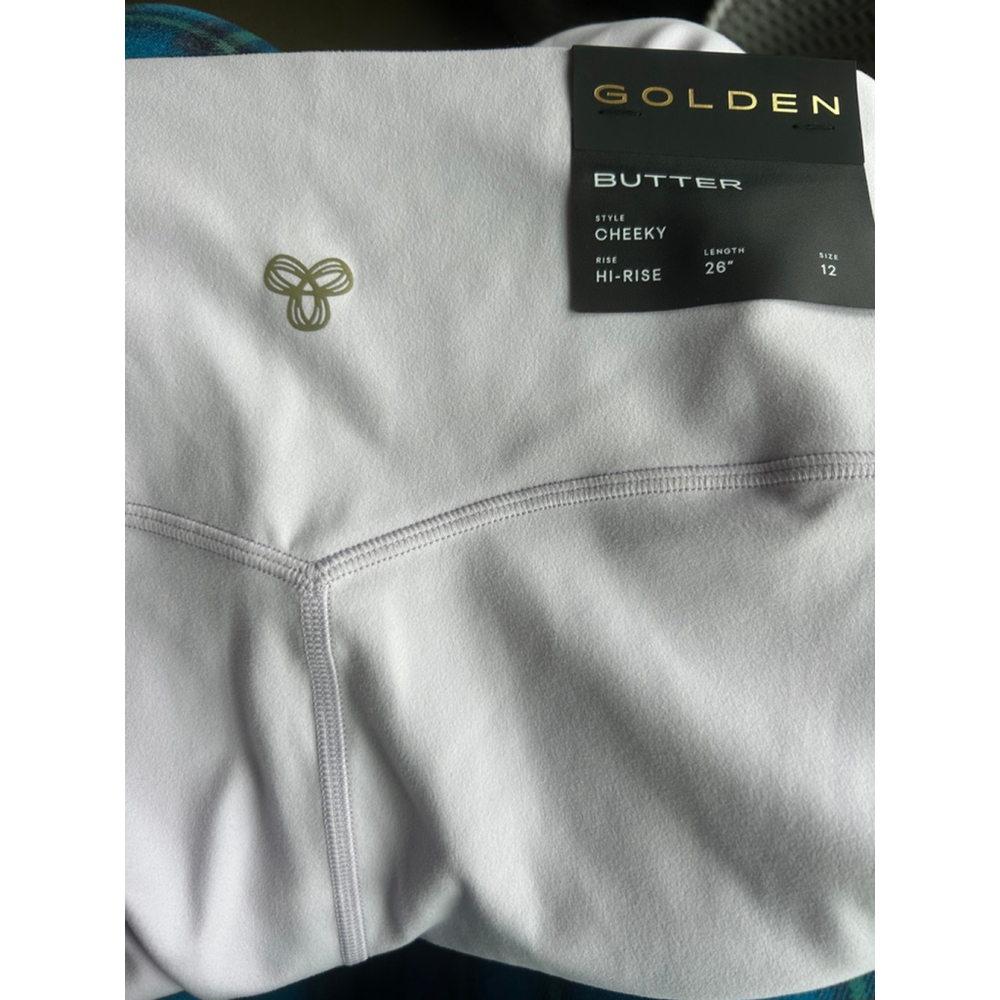 Women's Aritzia Golden Butter Cheeky Hi-Rise 28" Legging Lavender Size 12 - Picture 7 of 9